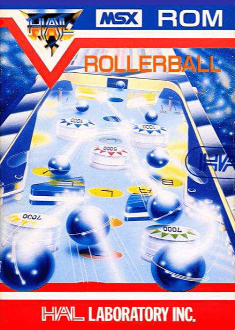 Roller Ball box art for MSX
